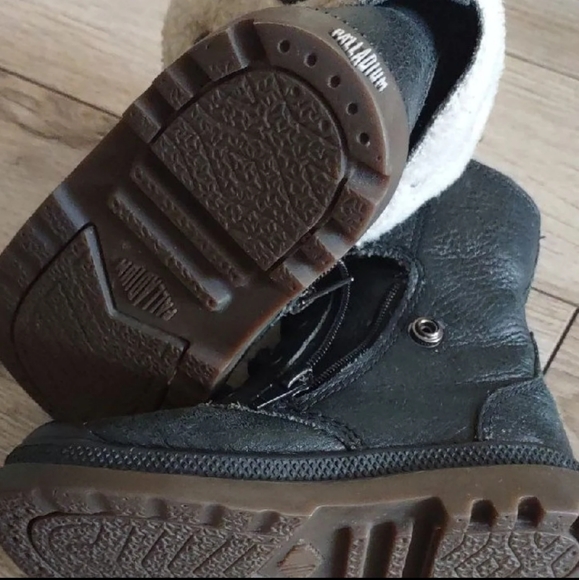 Palladium Baggy Toddler Warm Leather Boots - Picture 7 of 8